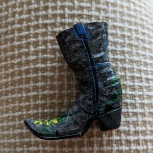 "Louboutin" Boot hand painted